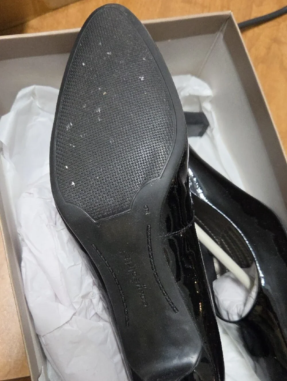 Easy Spirit Black Patent Leather Pumps
